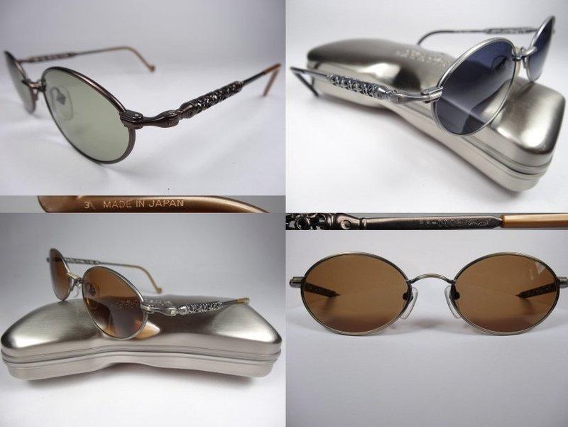 信義計劃眼鏡 Jean Paul Gaultier 太陽眼鏡 JPG 日本製 鏤空金屬橢圓框 露西 盧貝松 搭配背包襯衫
