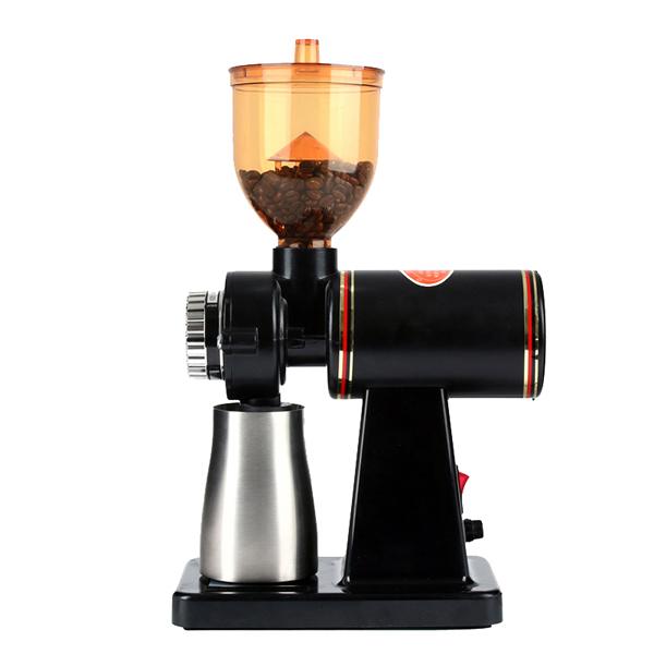 5Cgo【快樂窩】咖啡磨豆機商用電動咖啡豆研磨機咖啡機磨豆機咖啡機用品-不鏽鋼盒220V電t523279532523