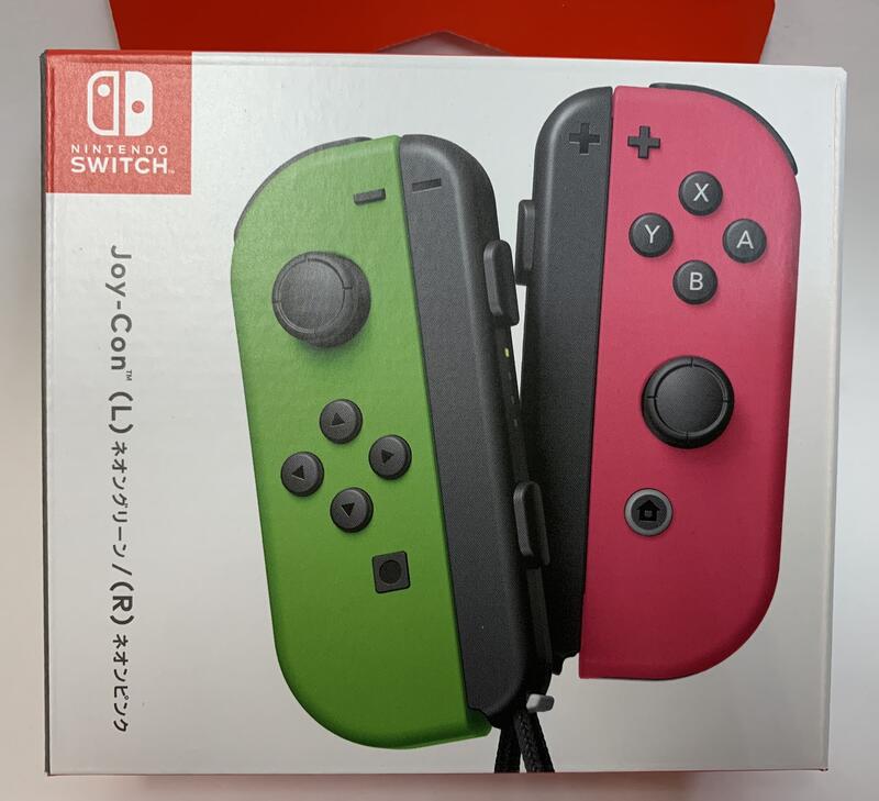 【KB GAME】 任天堂 Nintendo Switch Joy-Con 左右手控制器 綠粉色