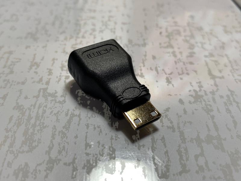 現貨 Mini HDMI公轉HDMI母 迷你hdmi轉接頭 轉接 支援1.4規格
