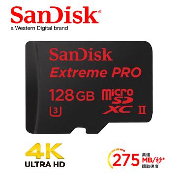 <SUNLINK>SanDisk EXTREME PRO TF micro 公司貨 128G 128GB 讀 275MB