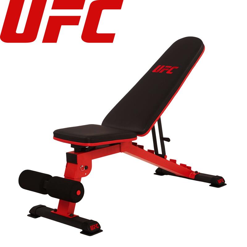【健魂運動】七段式可調健身椅(UFC Folding FID Bench)