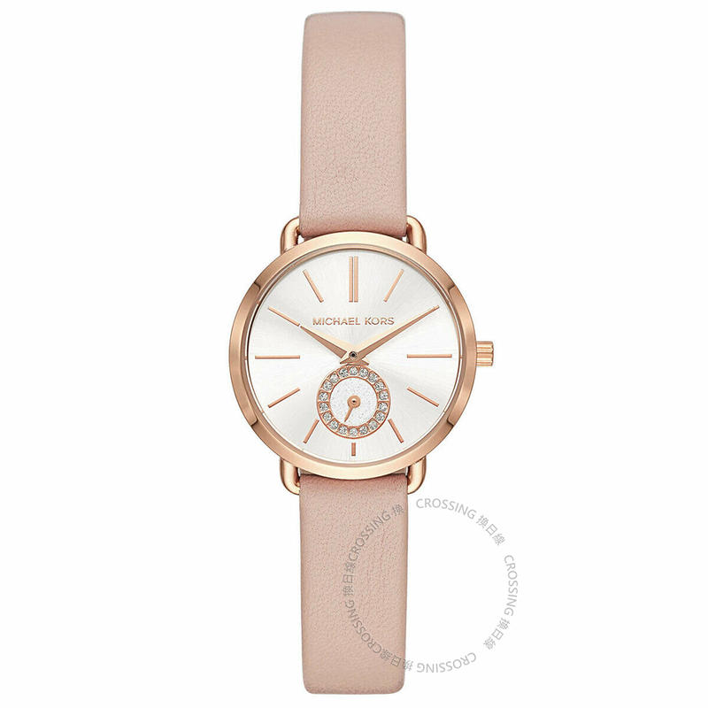 【換日線】女錶 MICHAEL KORS MK2735 Petite Portia 白色錶盤女士手錶