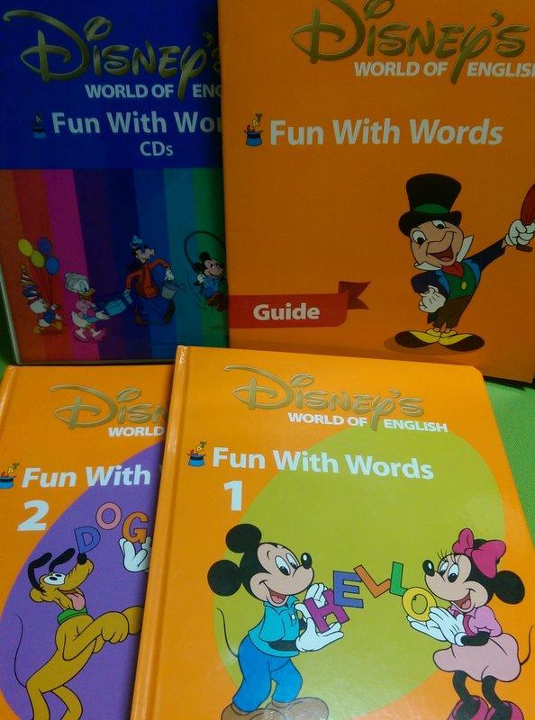 寰宇迪士尼美語Fun with Words ２本課本＋２片CD＋１本指導手冊 -免運費