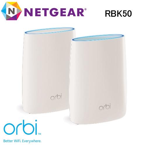NETGEAR Orbi 高效能 AC3000 三頻 WiFi延伸系統組合Mesh (RBK50)