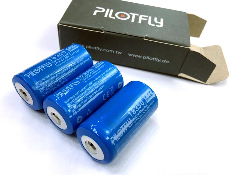 PILOTFLY FunnyGO2 , Action1 18350鋰電池組(3入)