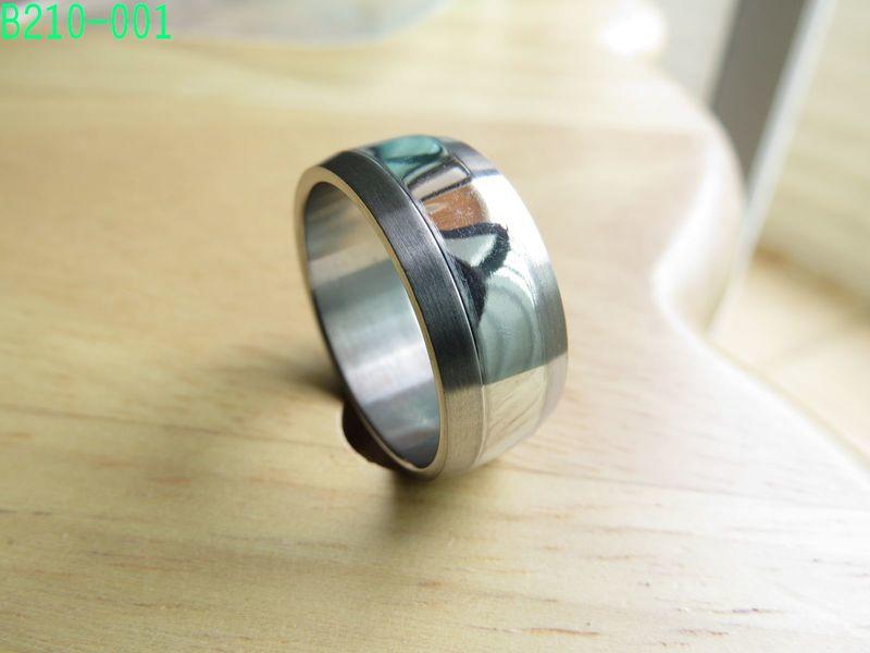 [杏芙飾界] B款 001~003鈦鋼 316L 不銹鋼 戒指 21.0mm