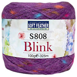 【翰翰手作材料】蘇菲亞 滿天星毛線 S808 Soft feather Blink 適合釘板編織圍巾