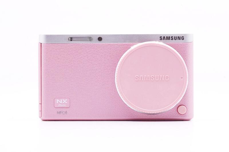 Samsung NX mini 粉色微單眼相機 單機身+閃燈