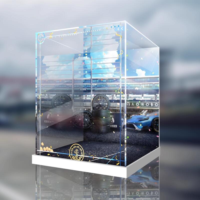 【奶熊屋】APEX 碧藍航線 巴爾的摩 迅疾的藍星 賽車女郎 專用壓克力展示盒