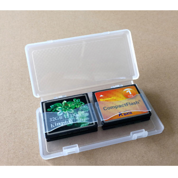 ◎相機專家◎ CameraPro 透明記憶卡盒 CF 內存卡收納盒 可收納4CF 方便攜帶 防塵 GK-4CF