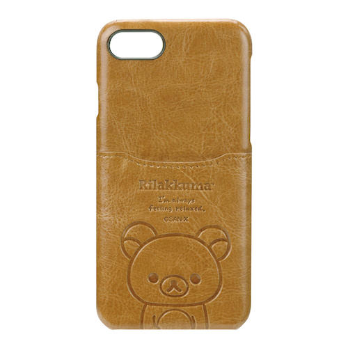 【現貨】日本Rilakuma 拉拉熊 iphone7/8 皮革背蓋口袋手機殼 4.7吋 YY01608