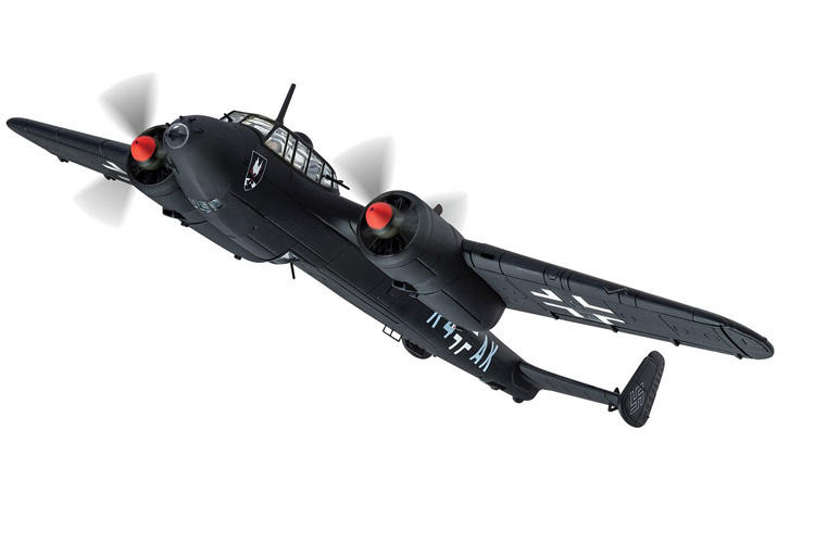 【 軍模館】CORGI - 1/72  二戰德軍 道尼爾 Do17 Z-10轟炸機  AA38808