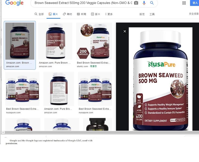 [Easyship] 代購Brown Seaweed Extract 500mg 200 海帶萃取
