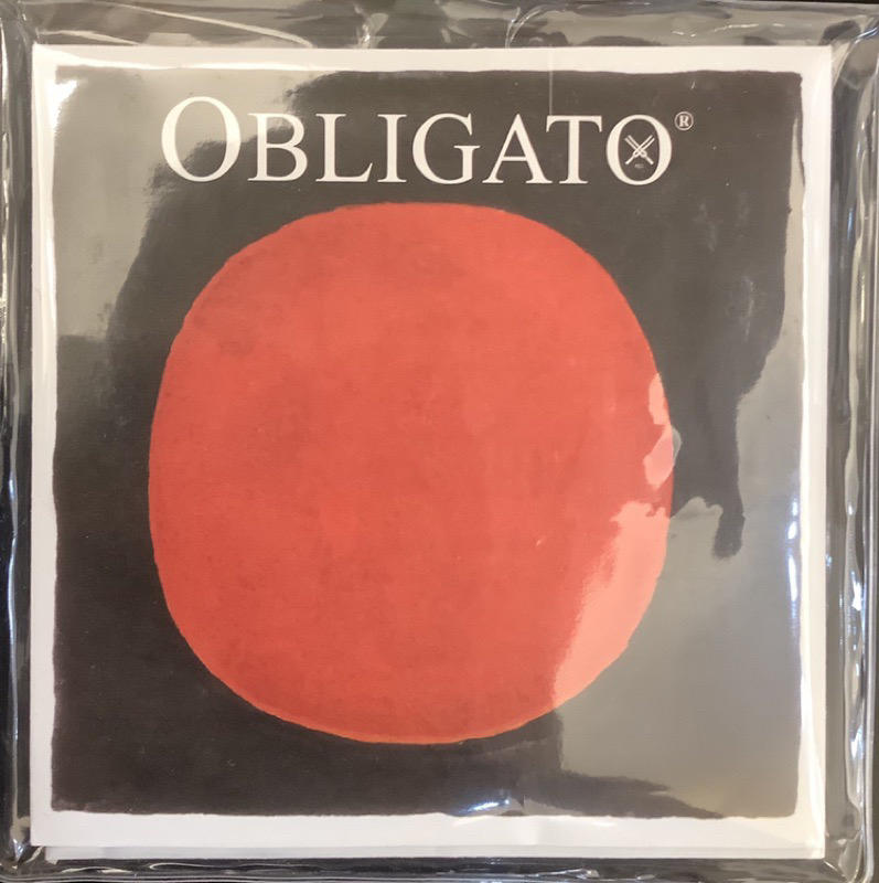 ［雅柏提琴] Pirastro Obligato 紅太陽 1/2~3/4 小提琴 弦 套弦 進口公司貨