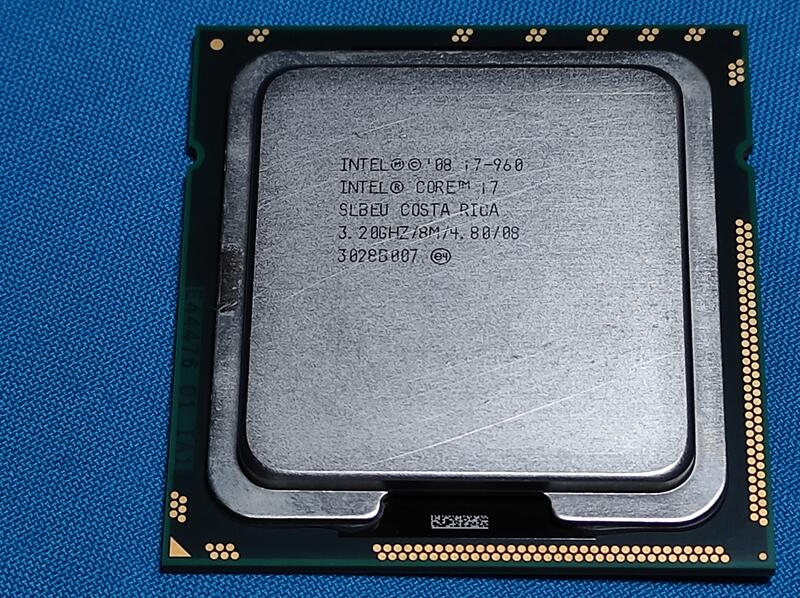 Intel Core i7-960 處理器3.2G 8M 1366腳位CPU CPU 正式版2手良品