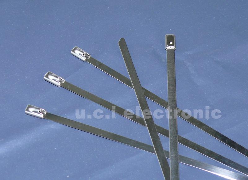 【UCI電子】(D-62)不銹鋼紮帶 不銹鋼束帶 4.6*200/300/400mm 自鎖式 綁帶 白鐵束帶 固定帶