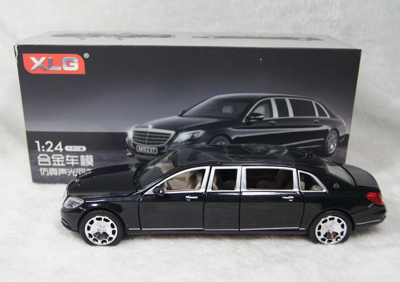 全新盒裝 賓士 Maybach 邁巴赫S600 Pullman 加長型 總統級坐駕 1:24 限量回饋商品！