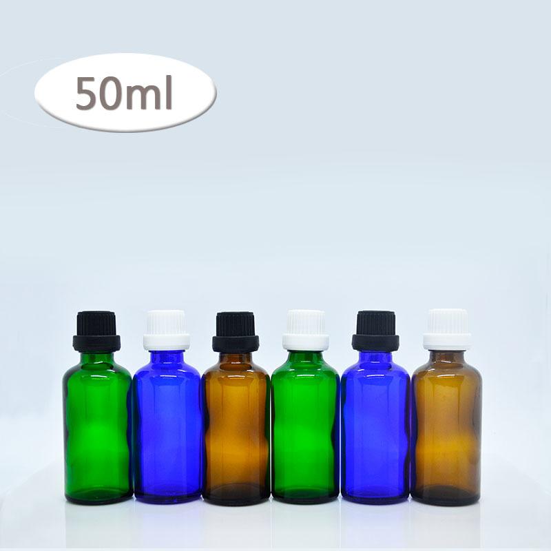 空瓶空罐 化妝保養品分類瓶 遮光精油瓶 3色黑白大頭蓋玻璃分裝瓶-50ml