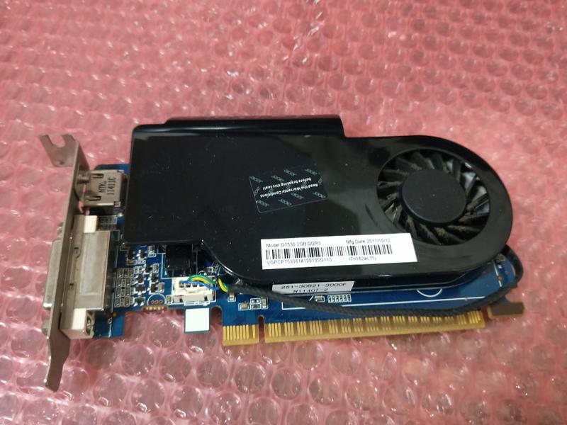 GeForce顯示卡 型號  GT530 2G DDR3  適合套裝機使用