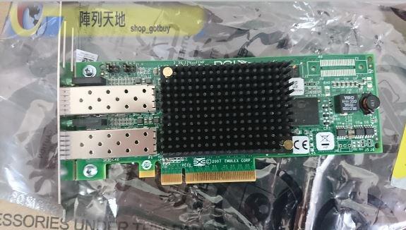 一整組Emulex LPe12002 host bus adapter 含模塊雙口8GB光纖通道網卡