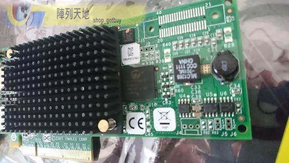 一整組Emulex LPe12002 host bus adapter 含模塊雙口8GB光纖通道網卡