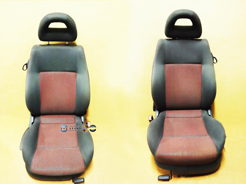 VW 福斯 LUPO GTI 原廠 二手 中古 正副駕駛 紅色 座椅 LUPO 1.4 GTI