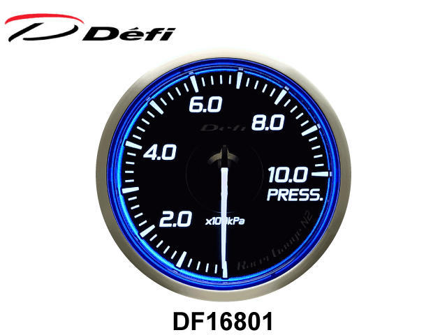 [極速電堂]搭配副廠sensor 日本 DEFI RG N2 藍光 紅光 60mm 油壓表 油壓錶  無需控制盒
