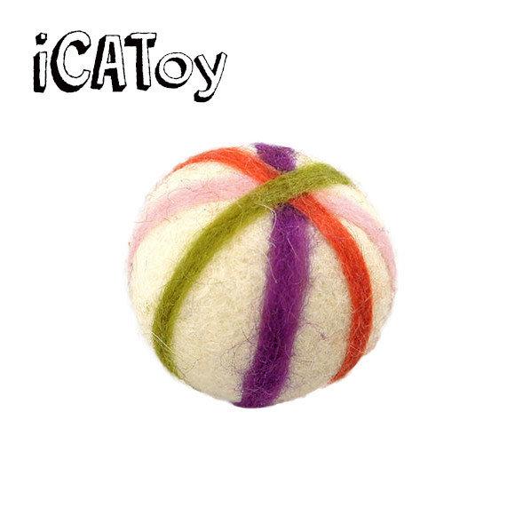 【時尚貓】iCAT 手球毛氈玩具
