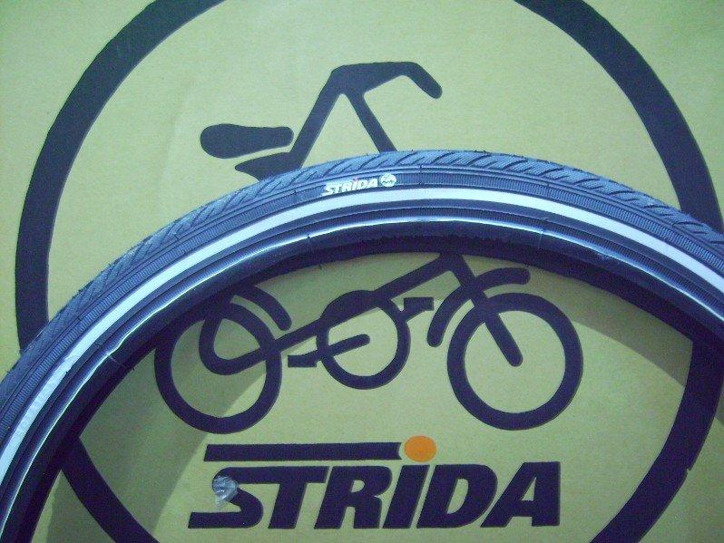 三重新鐵馬 STRIDA原廠18吋輪胎 18*1.25防刺外胎 安全反光條 85PSI