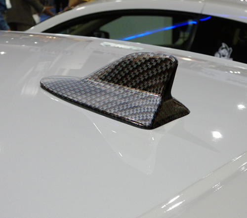 圓夢工廠 Lexus 2005~2012 GS350 GS430 GS450 改裝鯊魚鰭造型天線蓋飾貼 水轉印碳纖款