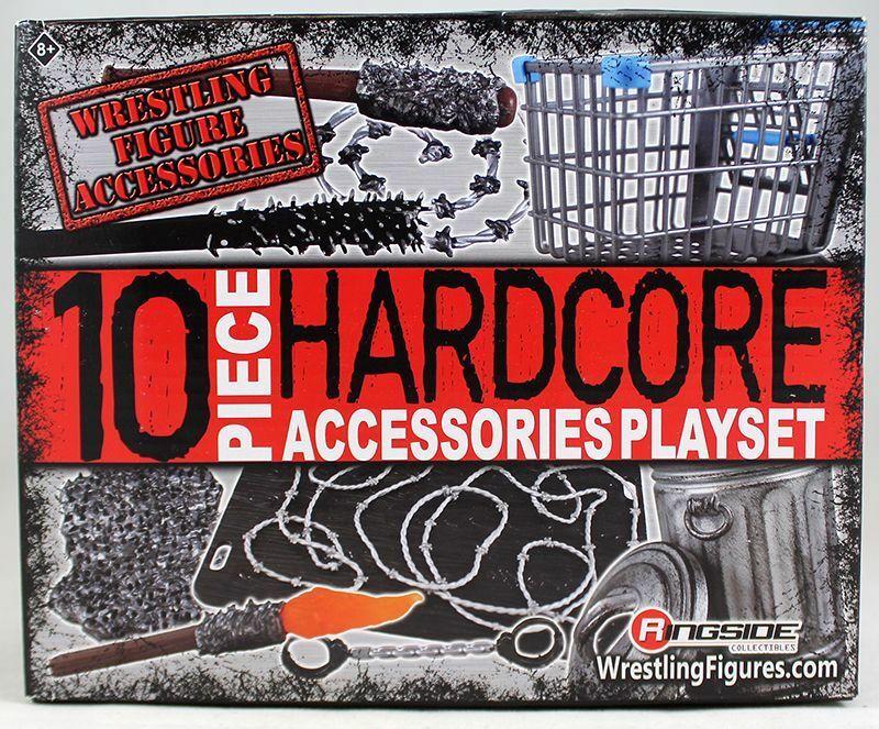 [美國瘋潮]RS限定Hardcore Accessories Playset公仔人偶極限道具十件組ECW WWE AEW
