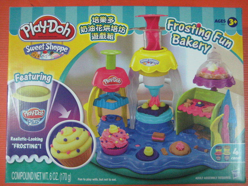轉蛋玩具館 ~ 黏土 Play-Doh 培樂多 Frosting Fun Bakery 奶油花烘培坊遊戲組 台南 現貨