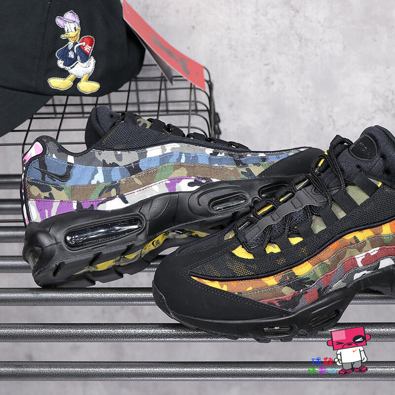 球鞋補習班NIKE AIR MAX 95 ERDL PARTY CAMO 黑彩迷彩不對稱男AR4473