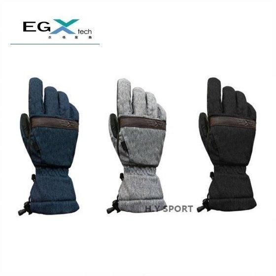【H.Y SPORT】EGXtech WG-SK 保暖防水手套 黑/麻藍/灰