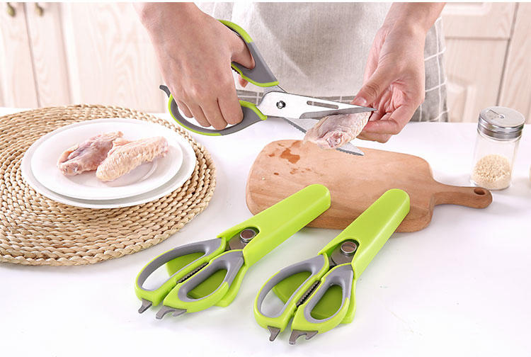 多功能不鏽鋼廚房食物剪剪刀