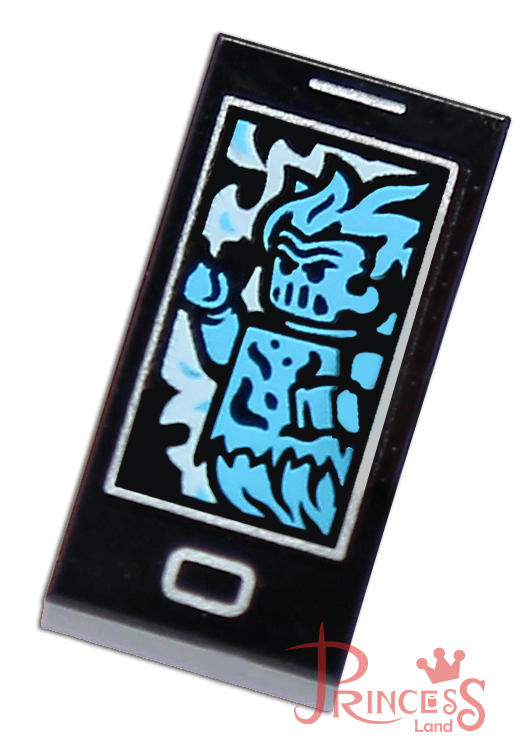 樂高王子 LEGO 70419 幽靈秘境 1x2 智慧手機 鬼怪 電話 印刷 黑色 A283 缺貨