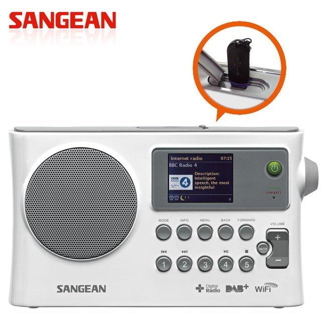 (TOP家電)SANGEAN山進WFR-28C.WiFi網路收音機 / 數位廣播 / 調頻/USB公司貨(有實體店面)