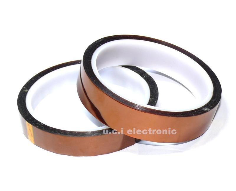 【UCI電子】(二T-3) 金手指膠帶 15mm 茶色高溫膠帶 耐熱膠紙做BGA專用 絕緣膠帶 耐高溫膠帶