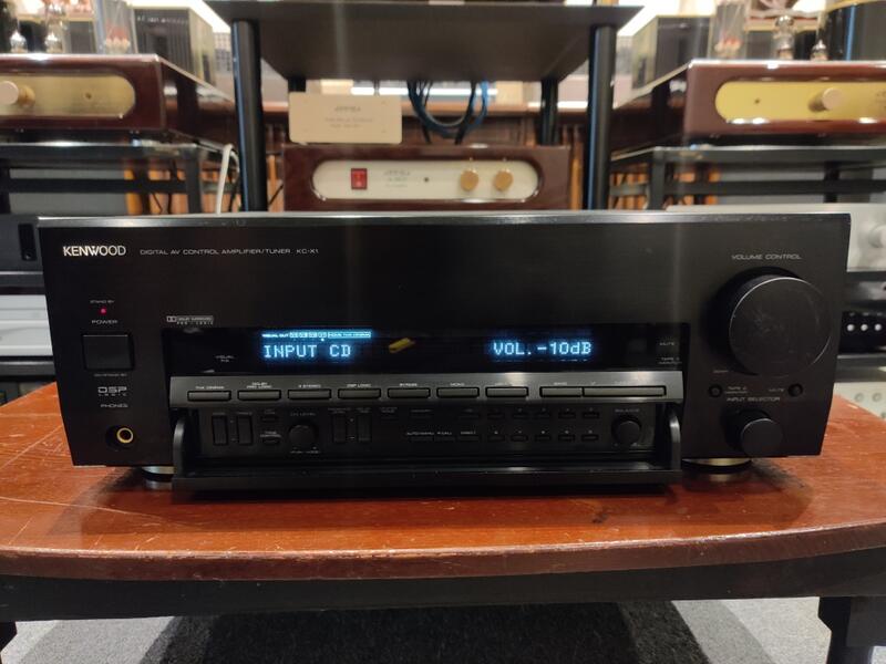 「已售出」極少見日本製 極新 THX 認證 Kenwood KCX1 收音機 黑膠 5.1聲道環繞前級擴大機 120V 露天市集 全