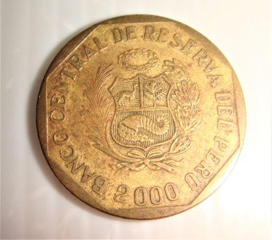 祕魯 10分 錢幣 2000年