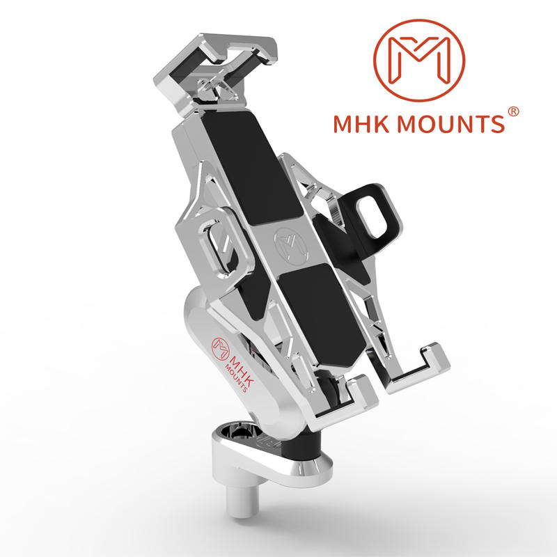 MHK MOUNTS 三角台握把固定座組 CNC鋁合金手機架 重型機車手機架 摩托車鋁合金手機架 手把螺絲