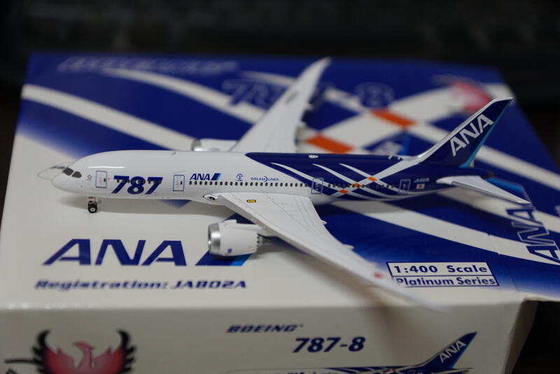 1:400 全日空ANA 787-8 787彩繪JA802A PHOENIX製作| 露天市集| 全台