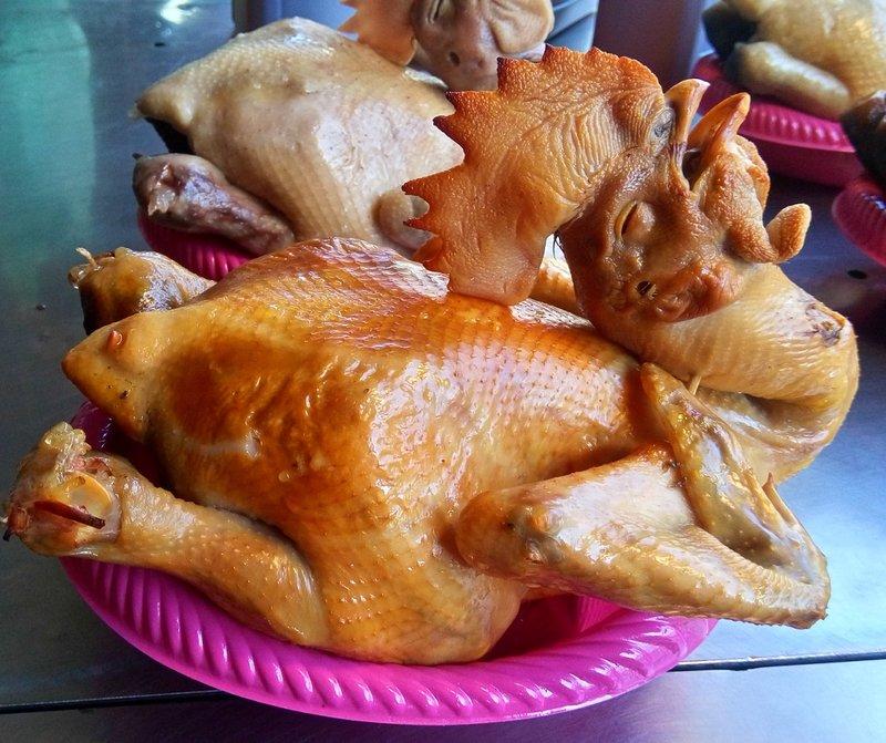 林家 鹽水雞 甘蔗雞 一隻450元零售批發另有鴨 鵝  烏骨雞煙燻豬頭皮