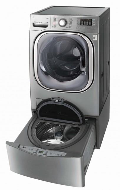 LG TWINWash WiFi雙能洗(蒸洗脫烘)滾筒洗衣機​ 12kg+2kg WD-S12GV+WT-D200HV
