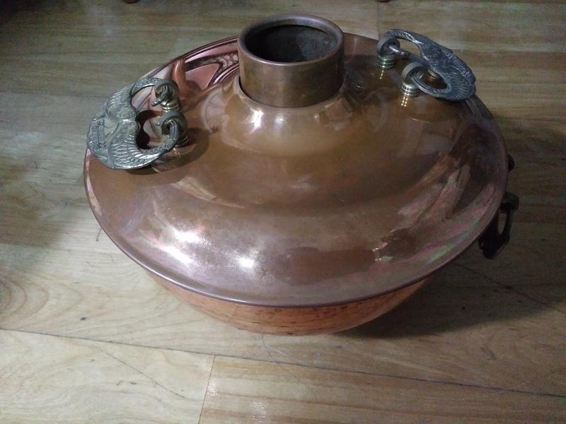 老洋房～早期厚重銅火鍋紅銅鍋