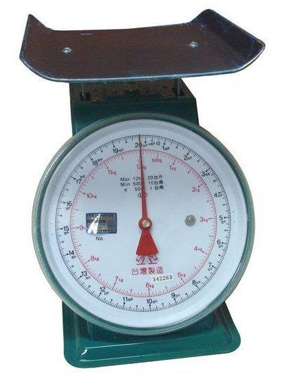 【星龍】自動秤12公斤(20台斤)感量50g - 指針秤、彈簧、計重、磅秤 - 台灣製