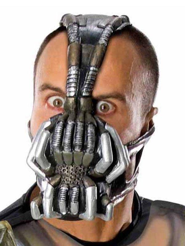 +鐵八甲+美國購入乳膠Batman Bane 3/4 Costume Mask Adult蝙蝠俠 班恩 面具成人3/4罩