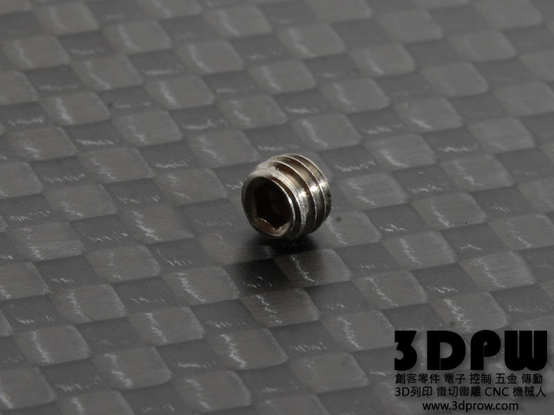 [3DPW] 無頭內六角 M3x2 不鏽鋼材質 止付螺絲Bondtech 擠出齒輪用 Prusa MK3 雙齒輪擠出機用