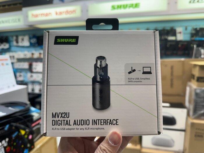 禾豐音響 SHURE MVX2U 錄音介面 (麥克風XLR/USB XLR/USB -C轉接頭)